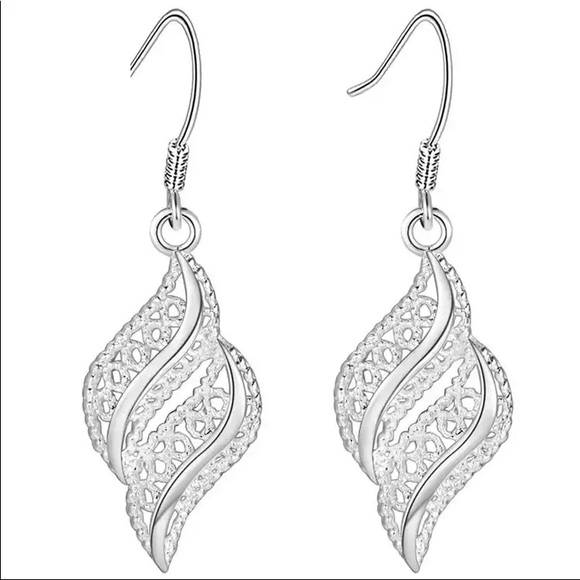 Jewelry - ✨ New Sterling Silver Waves Earrings ✨